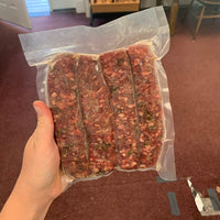 Goat & Pork Garlic Scape Sausages