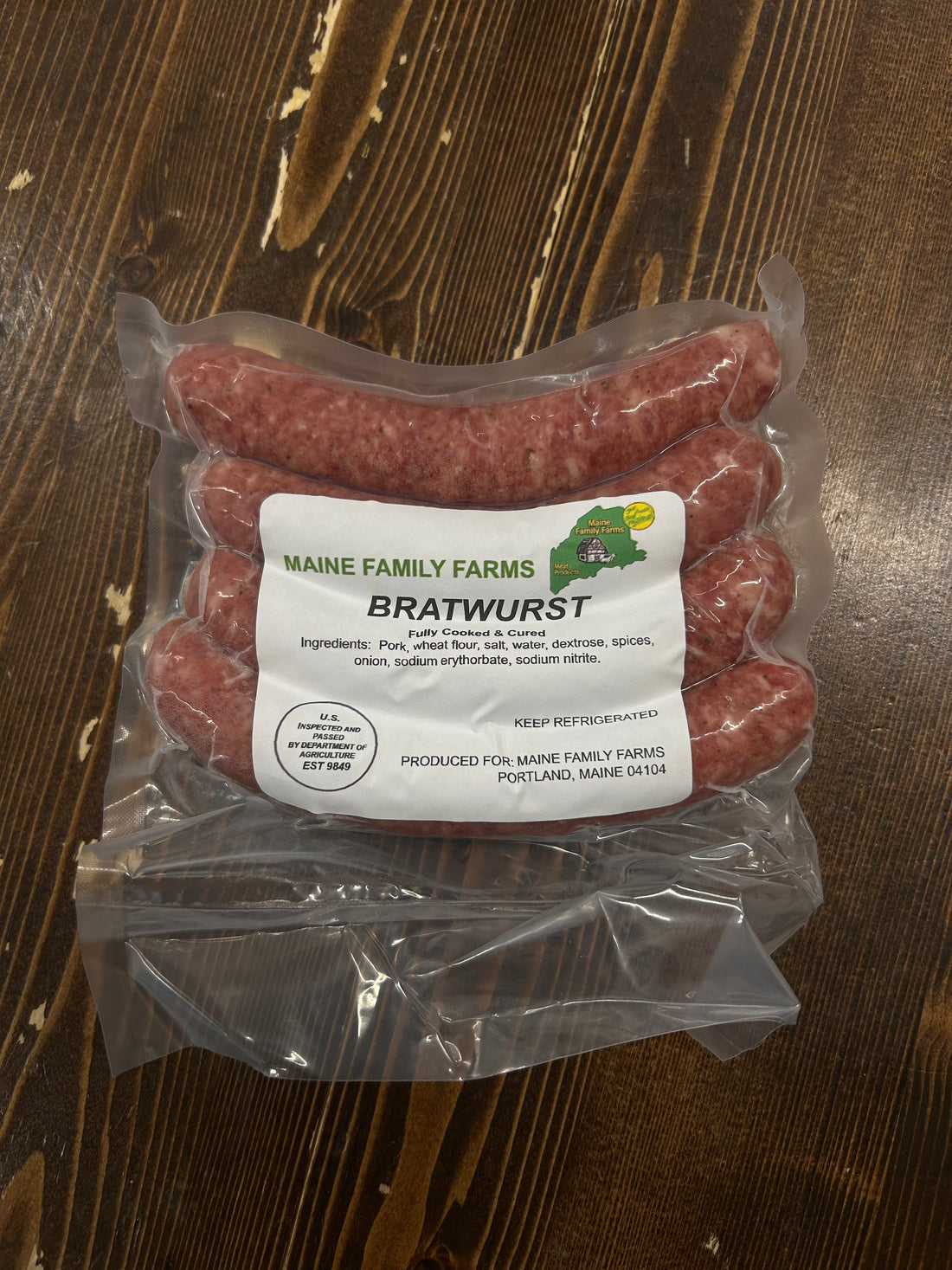 Bratwurst - Maine Family Farms