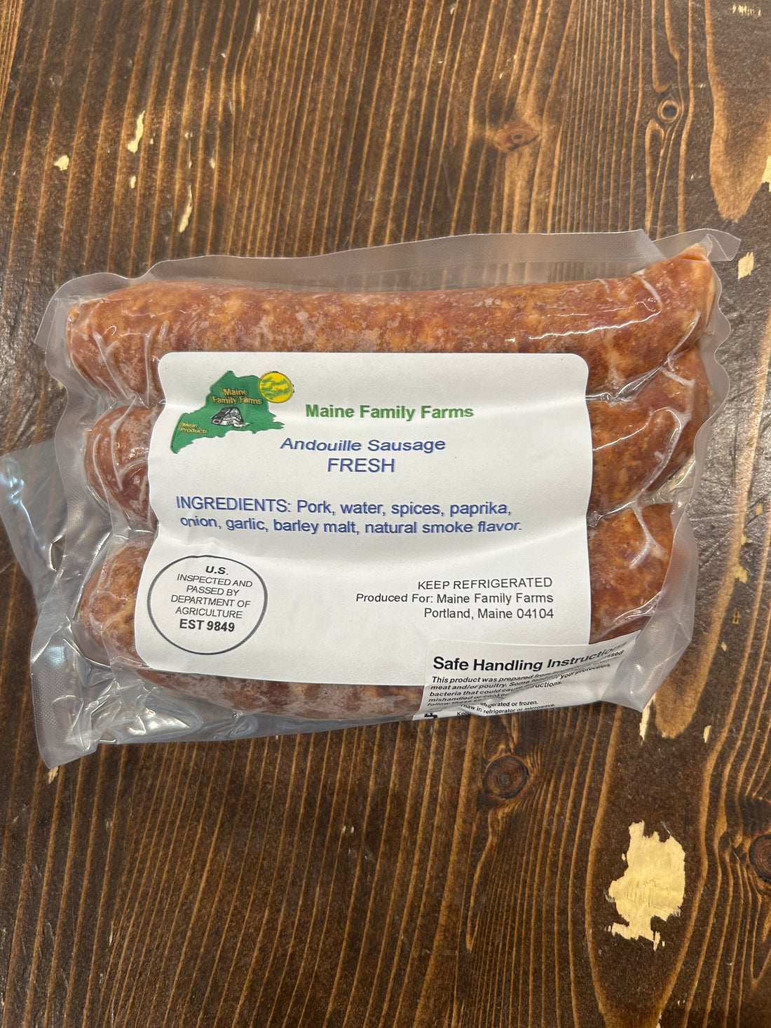Andouille Sausage - Maine Family Farms
