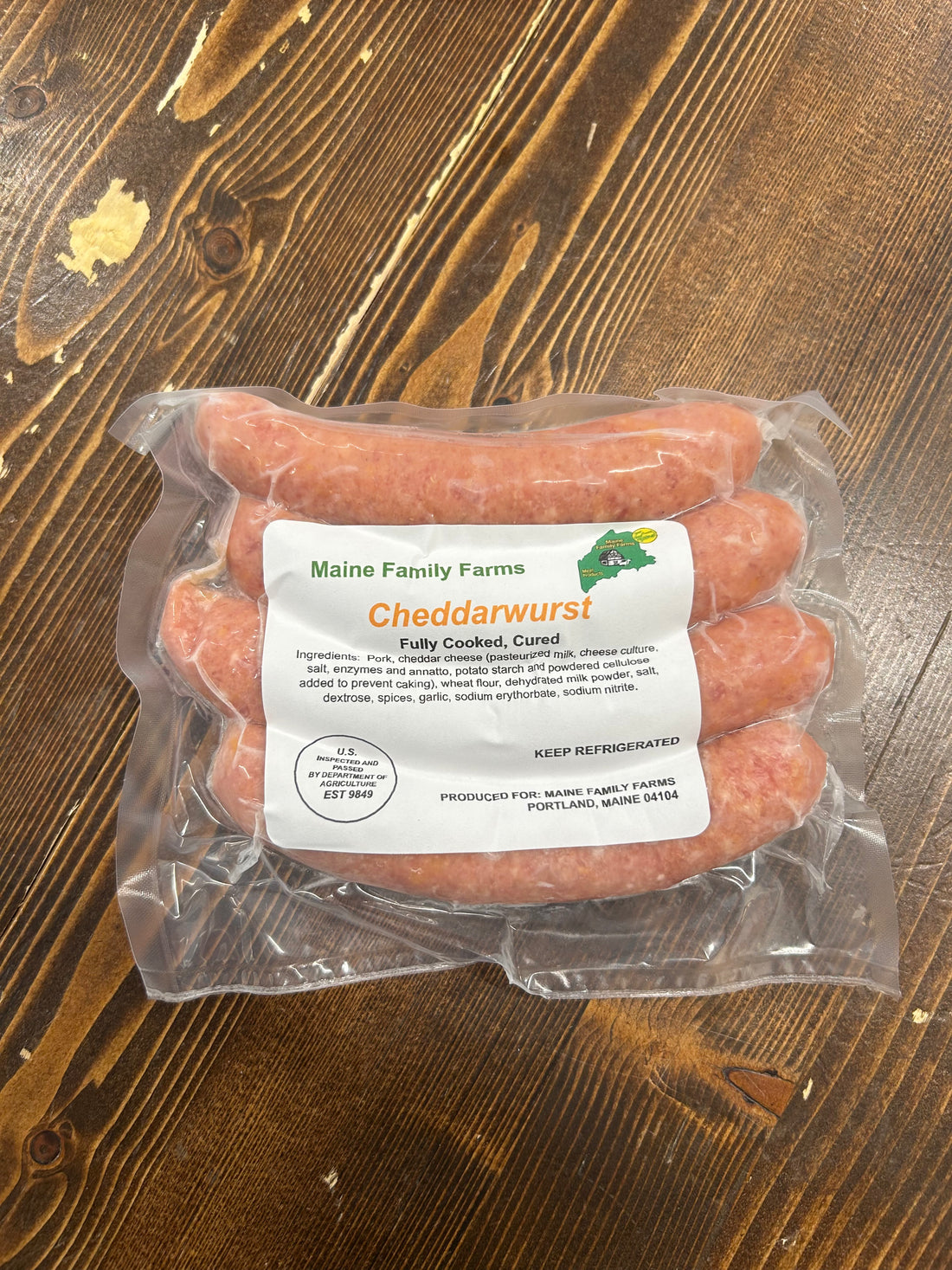 Cheddarwurst - Maine Family Farms