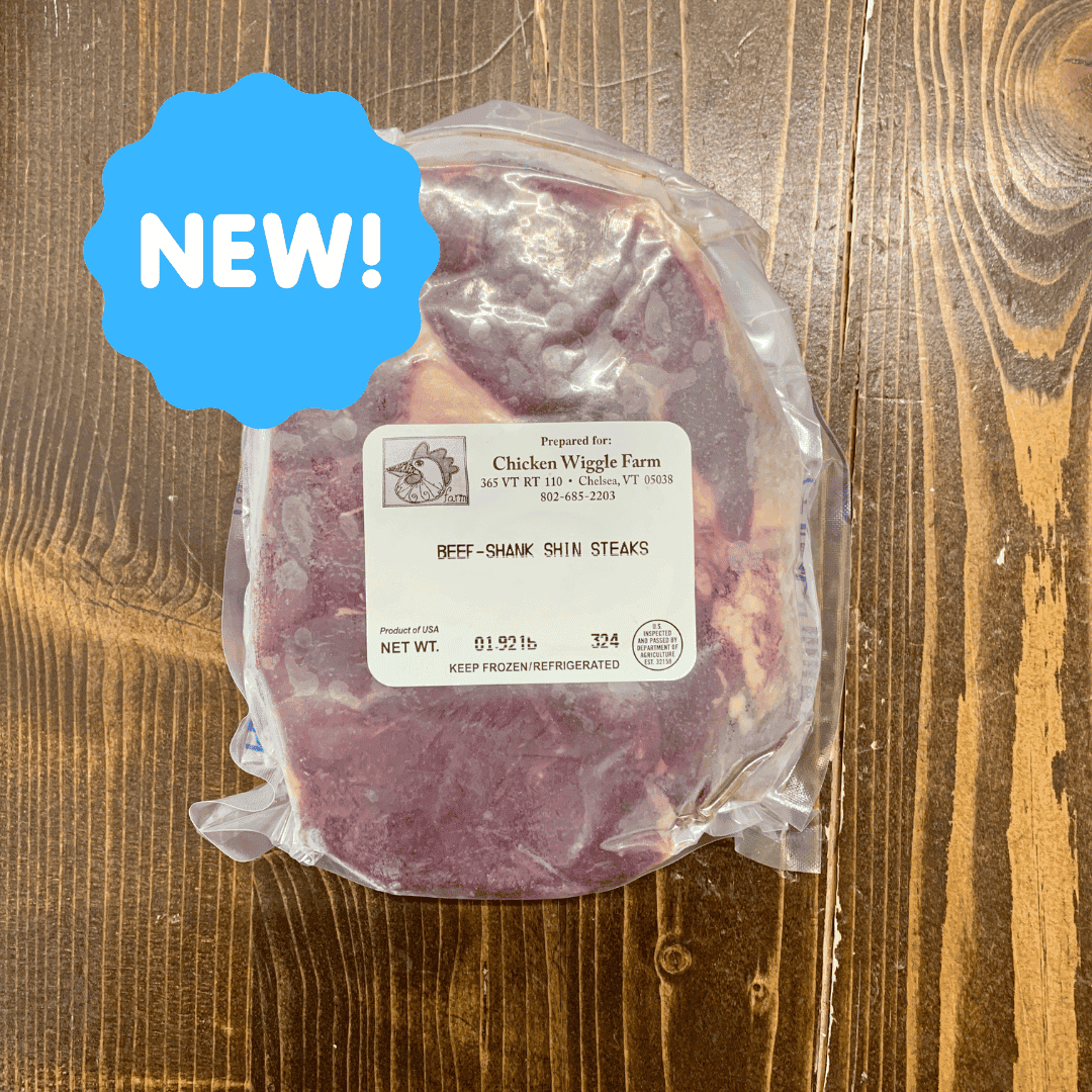 Beef Shank Shin Steaks - Chicken Wiggle Farm