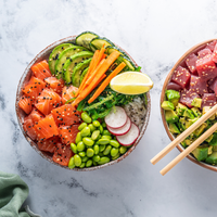 salmon poke delivery fish