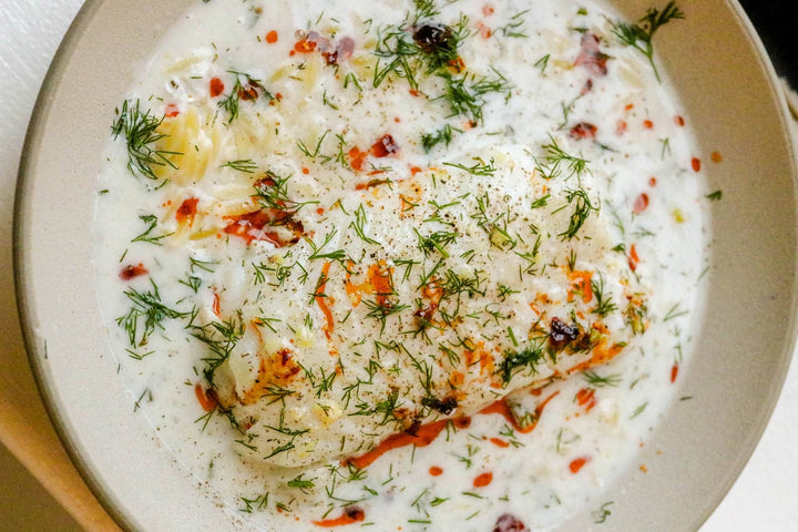 Poached Cod in Savory Coconut Milk