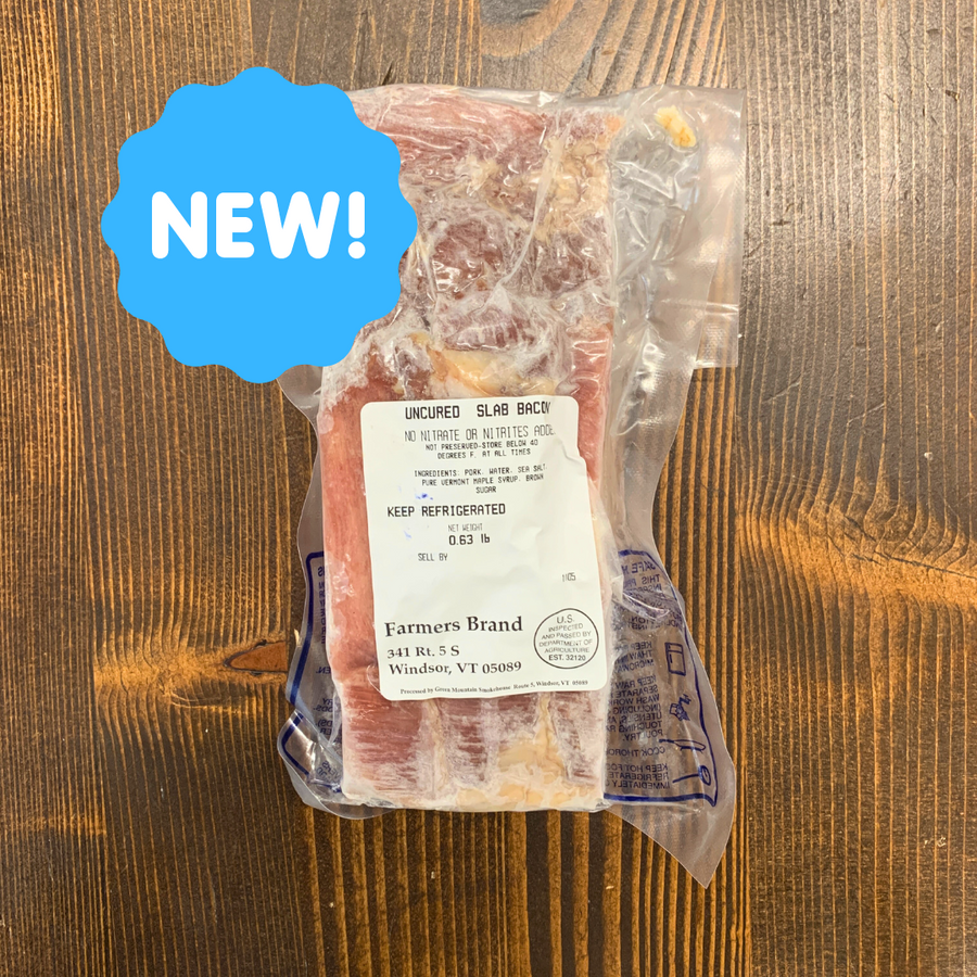 Bacon Slab, Uncured