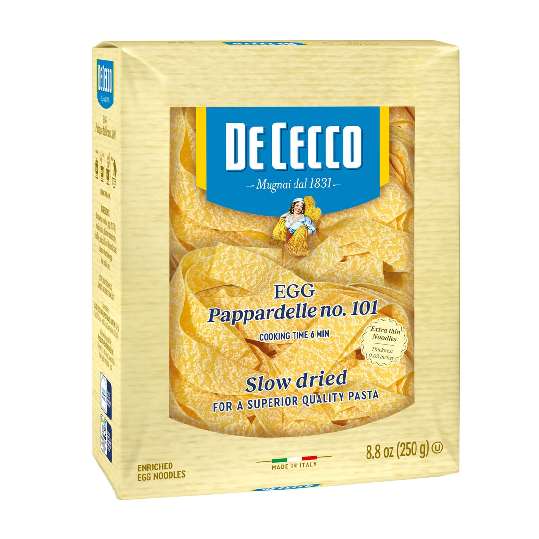 De Cecco Egg Pappardelle no. 101 Pasta