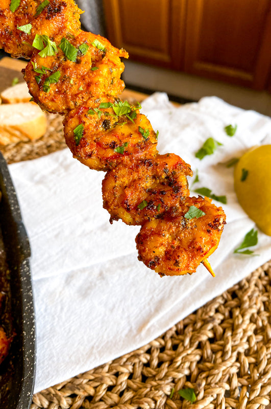 Spanish Shrimp Skewers